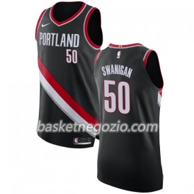 Canotte Uomo Portland Trail Blazers Caleb Swanigan 50 Nike 2017-18 Nero Swingman